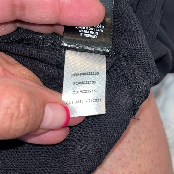 Torrid | Babydoll Cotton Clip Dot Smocked Bodice Tank Size 2 - Picture 8 of 8